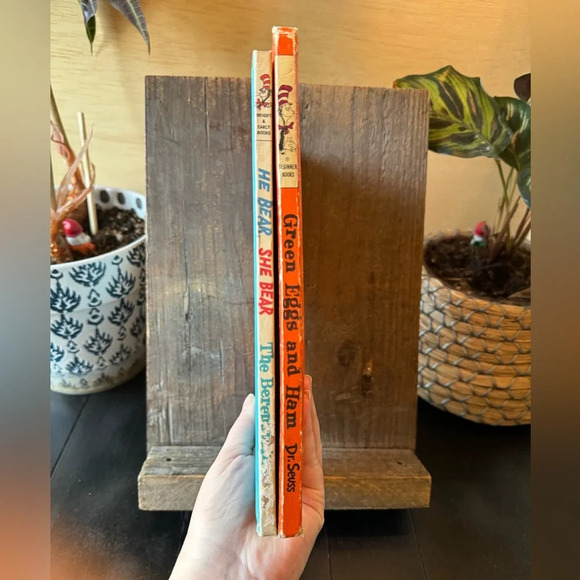 2 Vintage Dr. Suess Books - Green Eggs and Ham & He Bear She Bear - Picture 6 of 13